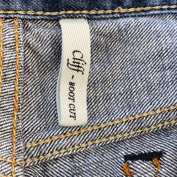 Men’s Guess cliff bootcut jeans W30 L32 - Picture 6 of 8